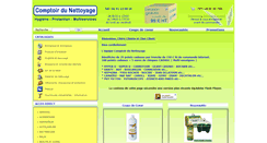 Desktop Screenshot of comptoirdunettoyage.fr