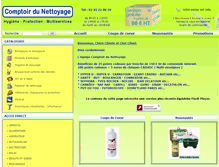Tablet Screenshot of comptoirdunettoyage.fr